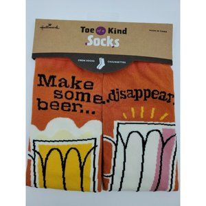 Hallmark Socks Toe Of A Kind Make Some Beer Disappear Beer Themed Design…